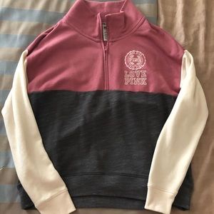 Colorblocked Pink Sweatshirt